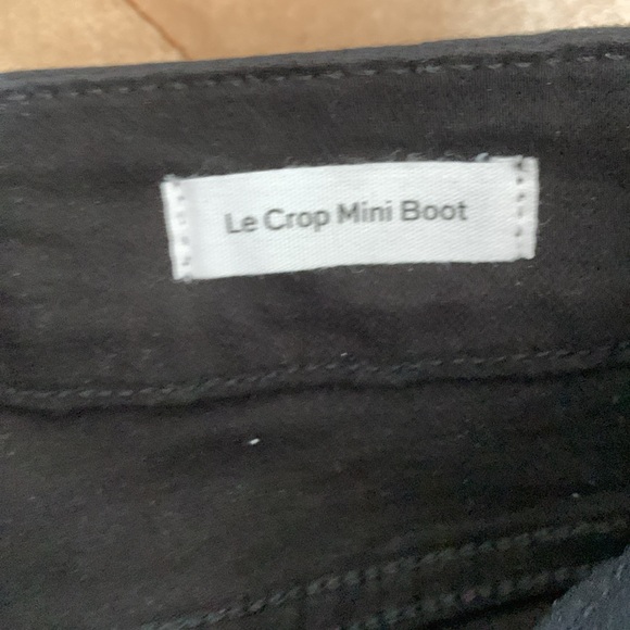 Frame Black Le Crop Mini Boot Denim Size 27 - Picture 3 of 7